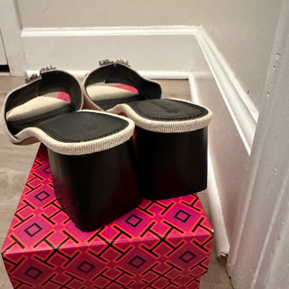Tory Burch Embellished Block Heels - Picture 5 of 7